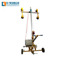 Outdoor electric power glass installation lifter